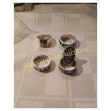 Group of 5 sterling rings. Marked and some signed