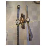 Group of 3 ladies wrist watches