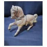 Cast Iron Still Bank Horse approx 4" long