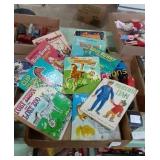 Flat of Vintage Childrens books