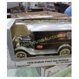 1926 Graham Panel Van Delivery locking Coin Bank