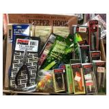 Flat of lures & other supplies