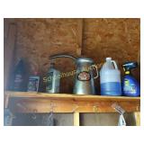 Various oil plus can and various chemicals