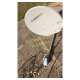 Hughes net dish metal