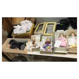 5 Effanbee dolls all in boxes. Mae West, Bobbsey