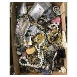 Flat of assorted jewelry