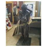 David Hennage "The Embrace" Bronze Statue. About