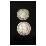 1882 & 1903 half dollars