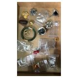 Flat of assorted jewelry