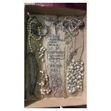Flat of assorted jewelry