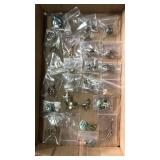 Flat of assorted jewelry lots of earrings lots