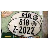 2 metal road signs. Austria?