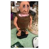 1971 sad man wearing a barrel