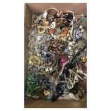 Flat of assorted jewelry