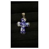 Sterling cross pendant