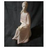 Lasclo Ispanky Porcelain Women marked 10" tall