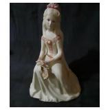 Porcelain Girl not marked 9"