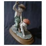 Capodimonte Porcelain Statue 11x12 marked