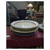 Group of longaberger dishes. Large star bowl,