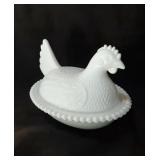 Hens on Nest 8"
