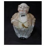 Ceramic Gentleman dish marked see picture 5" tall