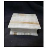 Small Alabaster or Onyx box 4"x3"