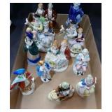 Flat of Victorian Statues with 1 Bear