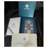 United States 1987 Prestige Set in Case & Box