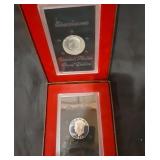 Eisenhower United States Proof Dollar 1971 & 1973