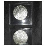 2 Liberty Silver Eagle 1/2 oz each