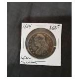 Liberty  Barber Coin "1834"