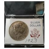Peace Silver Dollar "1923"