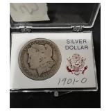 Morgan Silver Dollar "1901"-O
