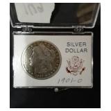 Morgan Silver Dollar "1901"-O