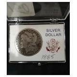 Morgan Silver Dollar "1885"