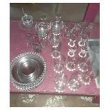 Set of Candlewick dinner wear