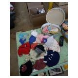 Group of vintage doll clothes