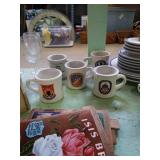 Group of 5 U.S. Navy mugs