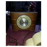 Time saving wood clock. Made in England. Glass