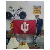 Iu flag. Measures about 56in x 33in