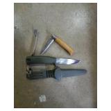 Opinel knife with wood handle and frosts  more