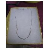 Sterling silver chain necklace