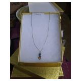 Sterling Silver necklace with charm.