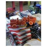 Pair of small, painted Modern cast iron