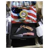 Trump 2 piece commemerative knife set