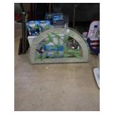 Half moon metal eagle decoration