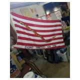 Dont tread on me flag with short pole