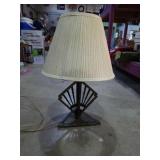 Vintage art decor hubley lamp. About 20in tall