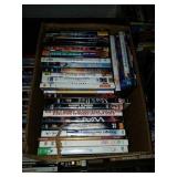 Group of DVDs
