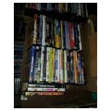Large flat of dvds